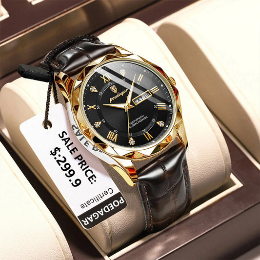 Relógio Masculino POEDAGAR Top Brand Luxury Man Watches